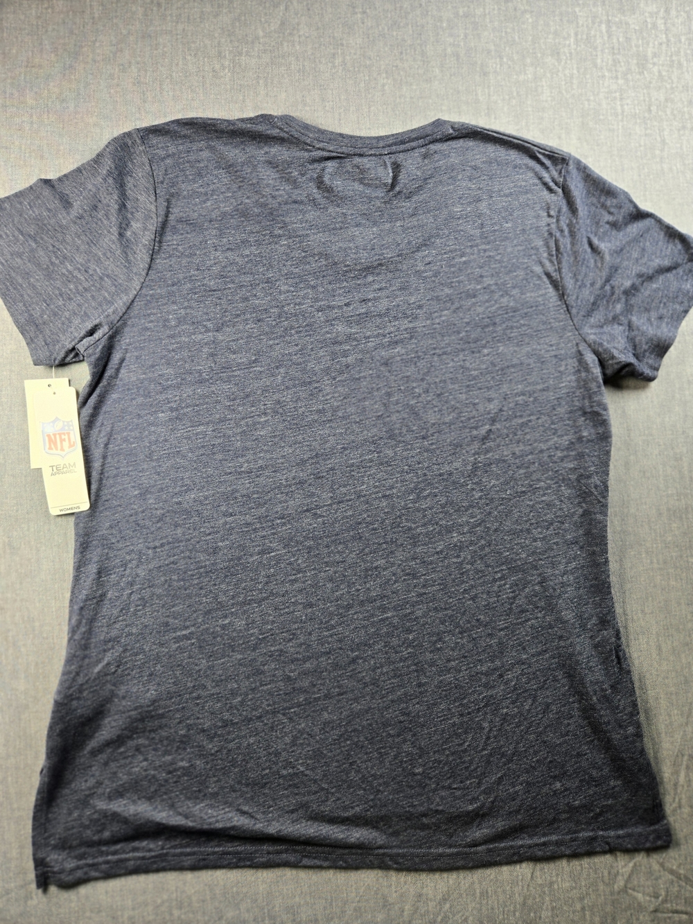 NFL Women's Navy Heather Crewneck Shirt - Picture 8 of 8